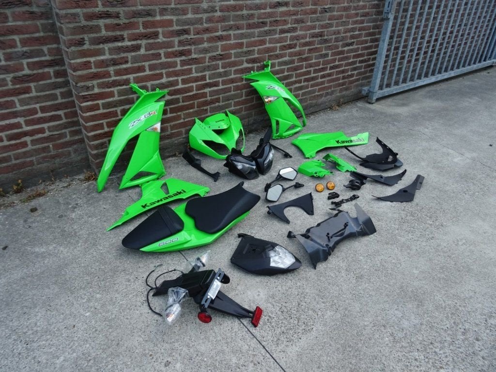 Complete Kuipset / Kappen set Kawasaki ZX6R 2009-2010-2011 >, Motoren, -, -, Nieuw, Ophalen of Verzenden