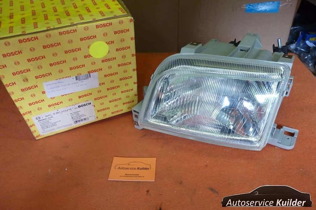 Koplamp Links voor Renault Clio 1 Nieuw Bosch,, Auto-onderdelen, -, Renault, -, Nieuw