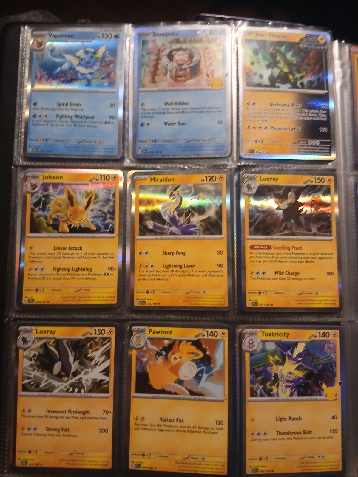 9 pokémon holo´s kaarten, Ophalen of Verzenden, Nieuw, Meerdere kaarten, Foil