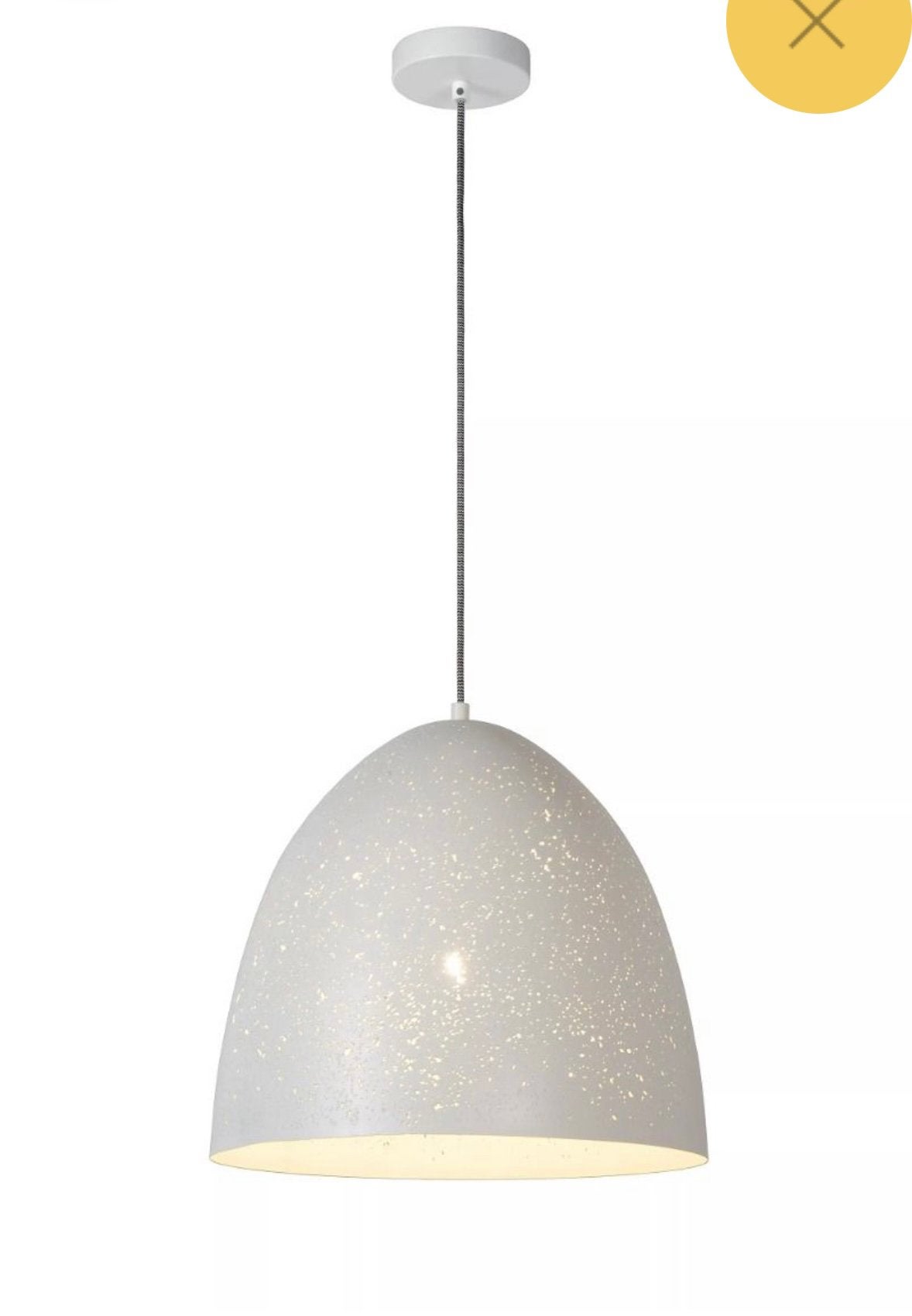 Suspension Lucide ETERNAL Ø 40 cm – Blanc, Enlèvement, Comme neuf, Métal