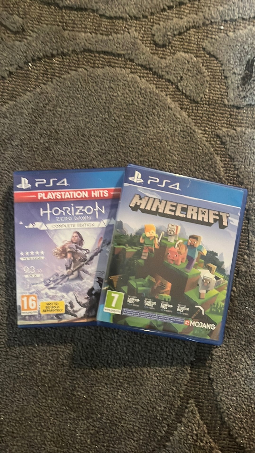Disque de jeux Horizon/Minecraft PS4, Consoles de jeu & Jeux vidéo, Online, À partir de 7 ans, Aventure et Action, Enlèvement
