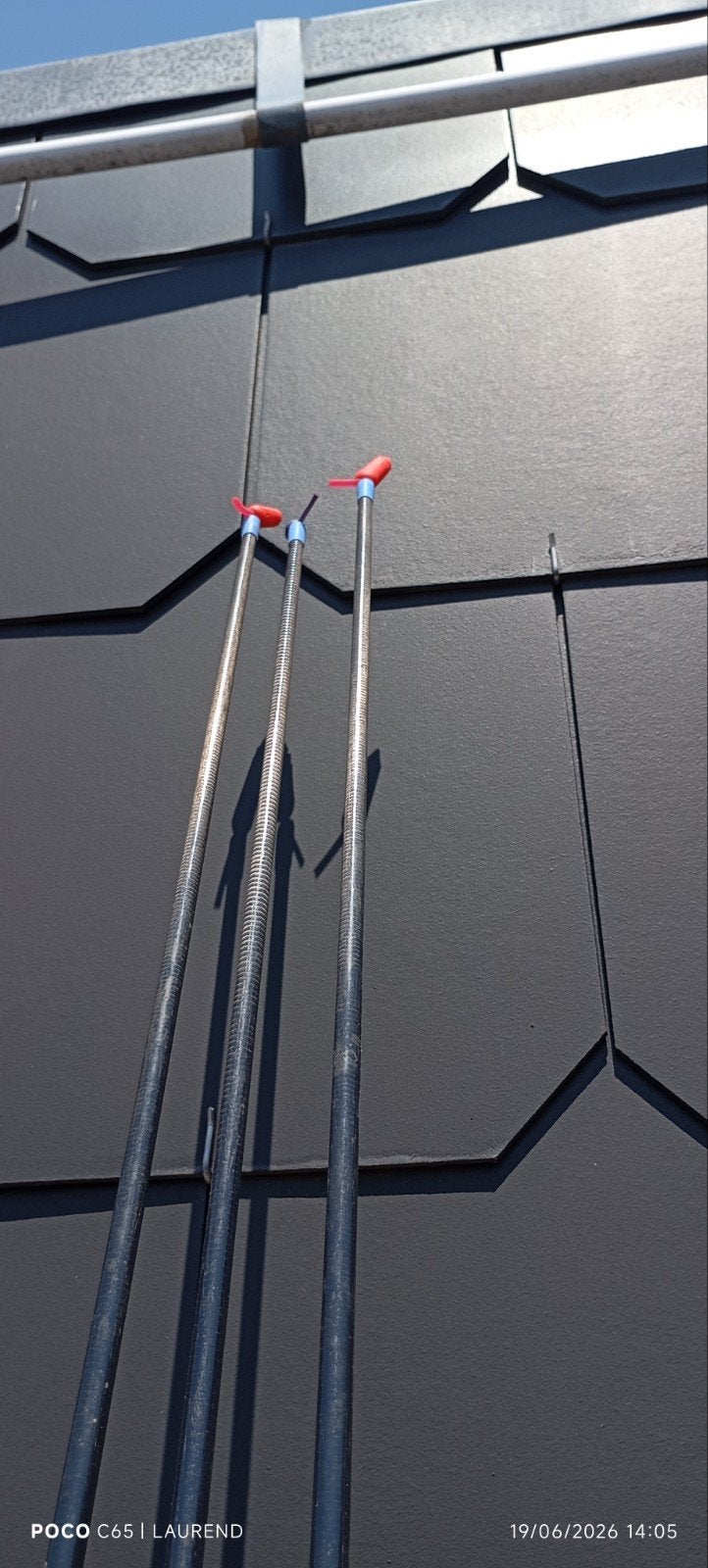 Canne à pêche Sensas carpe + 3 kits montés, Sports nautiques & Bateaux, Enlèvement, Utilisé, Ligne fixe
