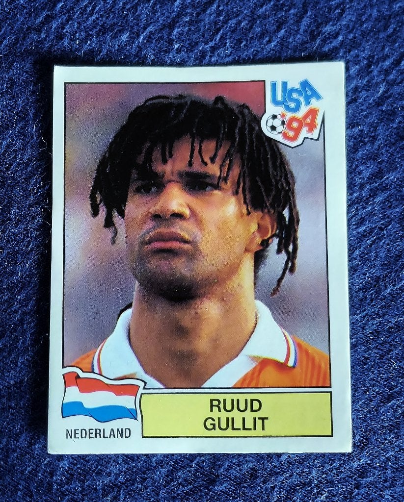 Panini sticker card voetbal ' WK USA 1994 - Ruud Gullit ', Ophalen of Verzenden, Nieuw, Sticker