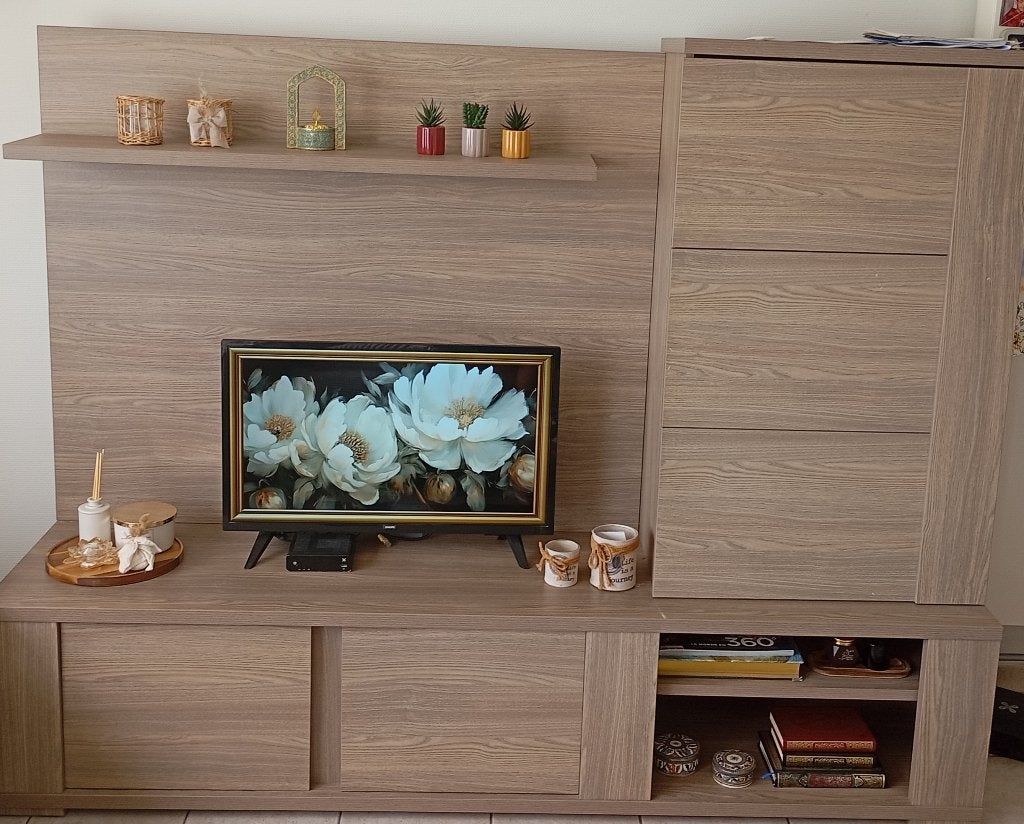 Meuble TV, Maison & Meubles, Armoires | Mobilier de télévision, 25 à 50 cm, 100 à 150 cm, Utilisé, Autres matériaux
