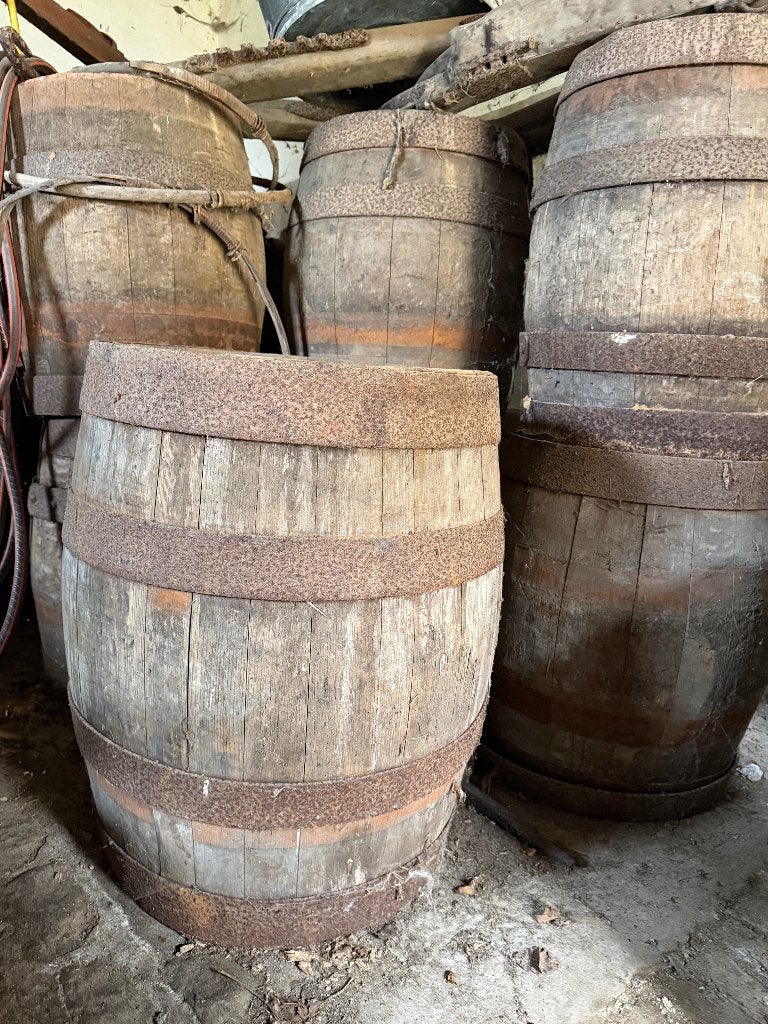 10 oude eiken biervaten, Antiek en Kunst, Ophalen