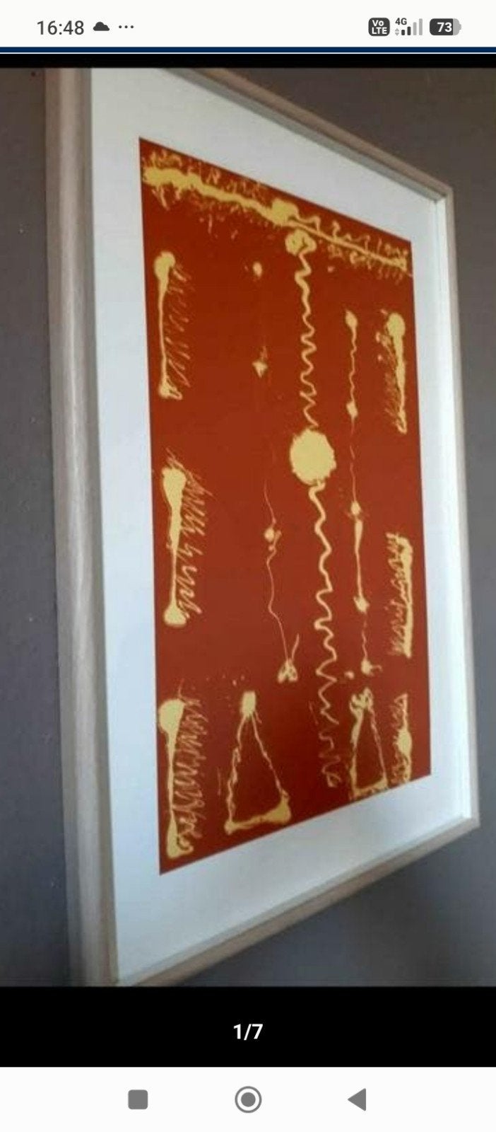 Jolie tableau a l'huile. Pièce unique, Antiquités & Art, Enlèvement