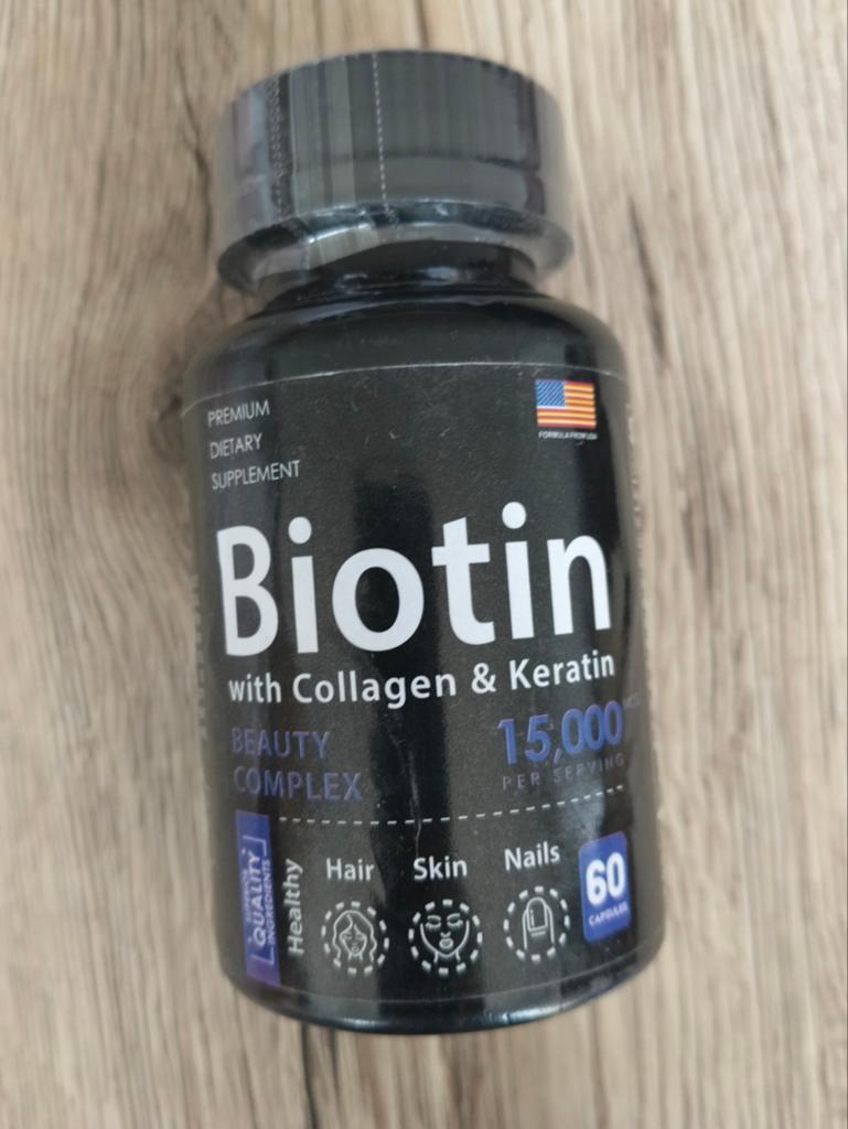 Biotine 15.000 mcg — Schoonheidscomplex voor haar, huid en n, Ophalen