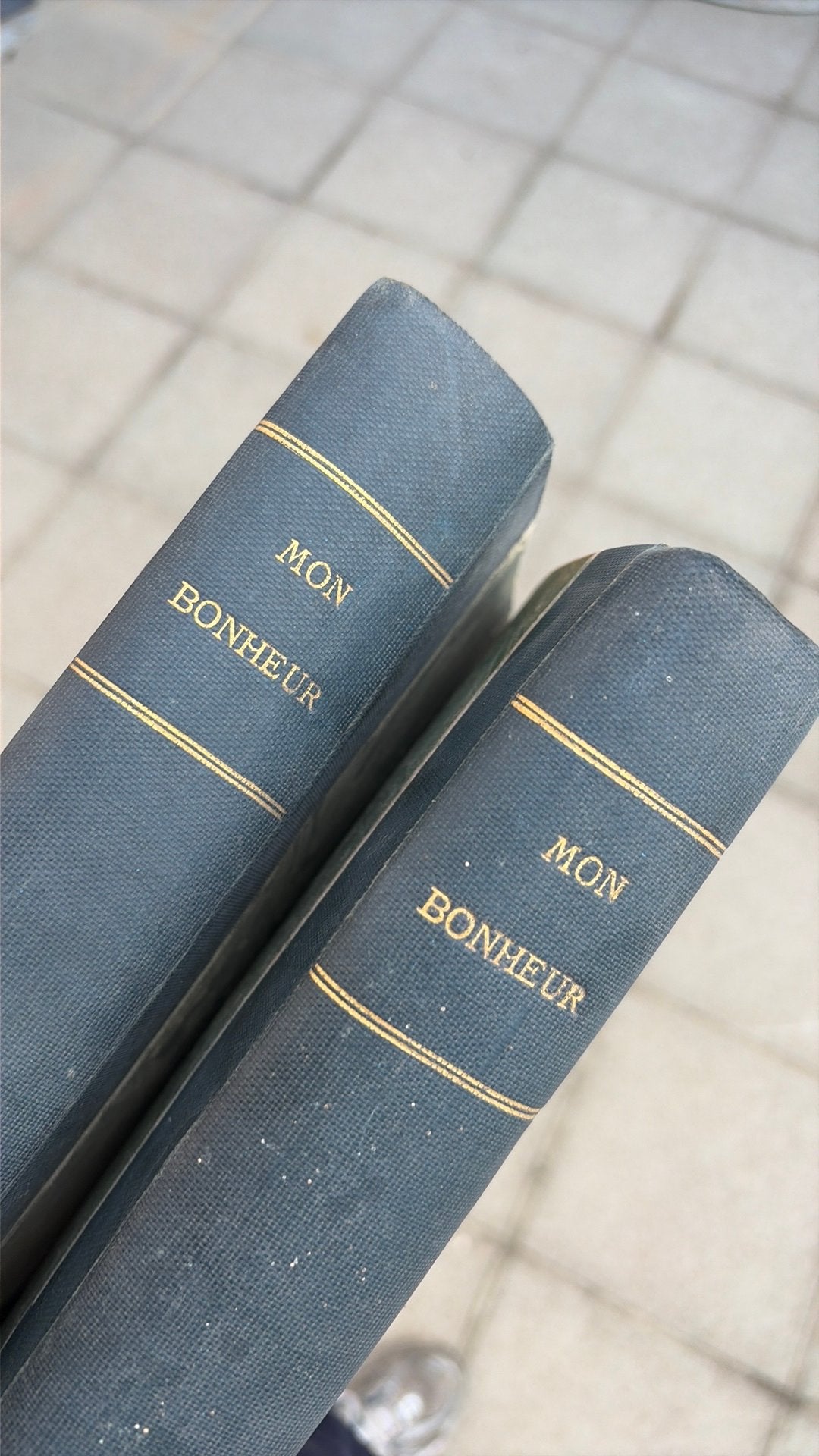Mon bonheur – vintage boeken, Ophalen