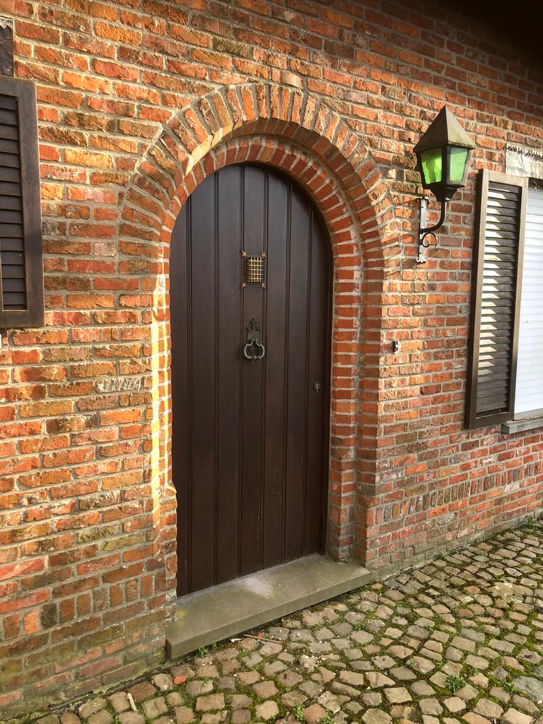 Antieke lantaarn met groen glas, Immo, Garages en Parkeerplaatsen