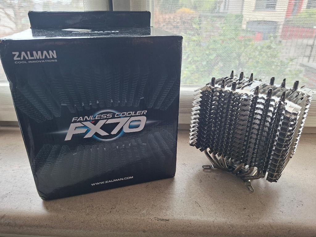 Zalman Fanless cooler FX70, Computers en Software, Computerkoelers, Zo goed als nieuw, Luchtkoeling, Ophalen