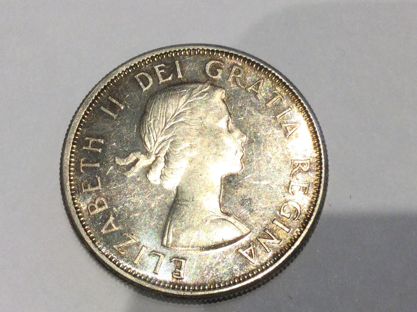 Canada 50 Cents 1963 zilver, Ophalen of Verzenden, Zilver