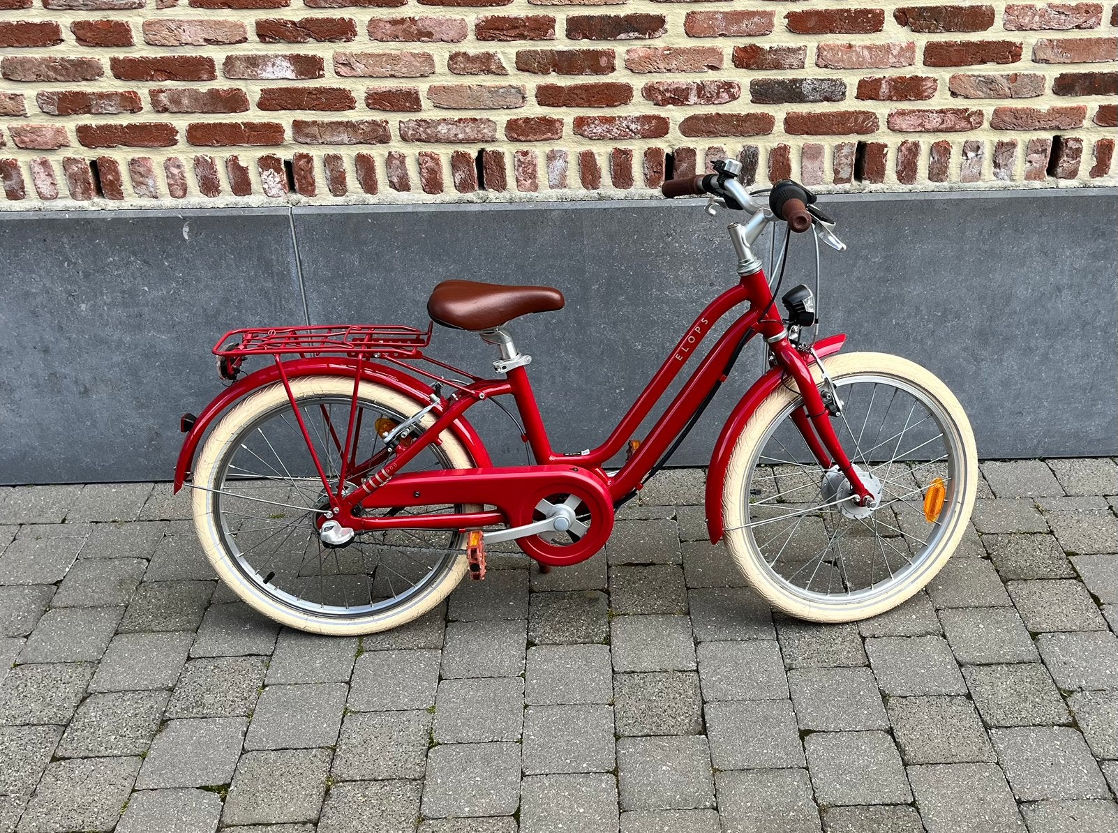 Meisjesfiets 20 inch, Fietsen en Brommers, Ophalen, Velgrem, Versnellingen, Zo goed als nieuw
