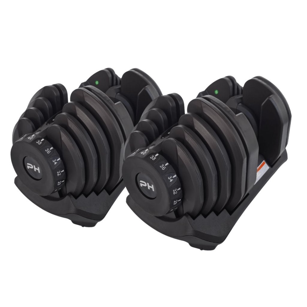 Smart Verstelbare Dumbbells Set 2x40KG Halters, Sport en Fitness, Ophalen, Nieuw, Overige typen