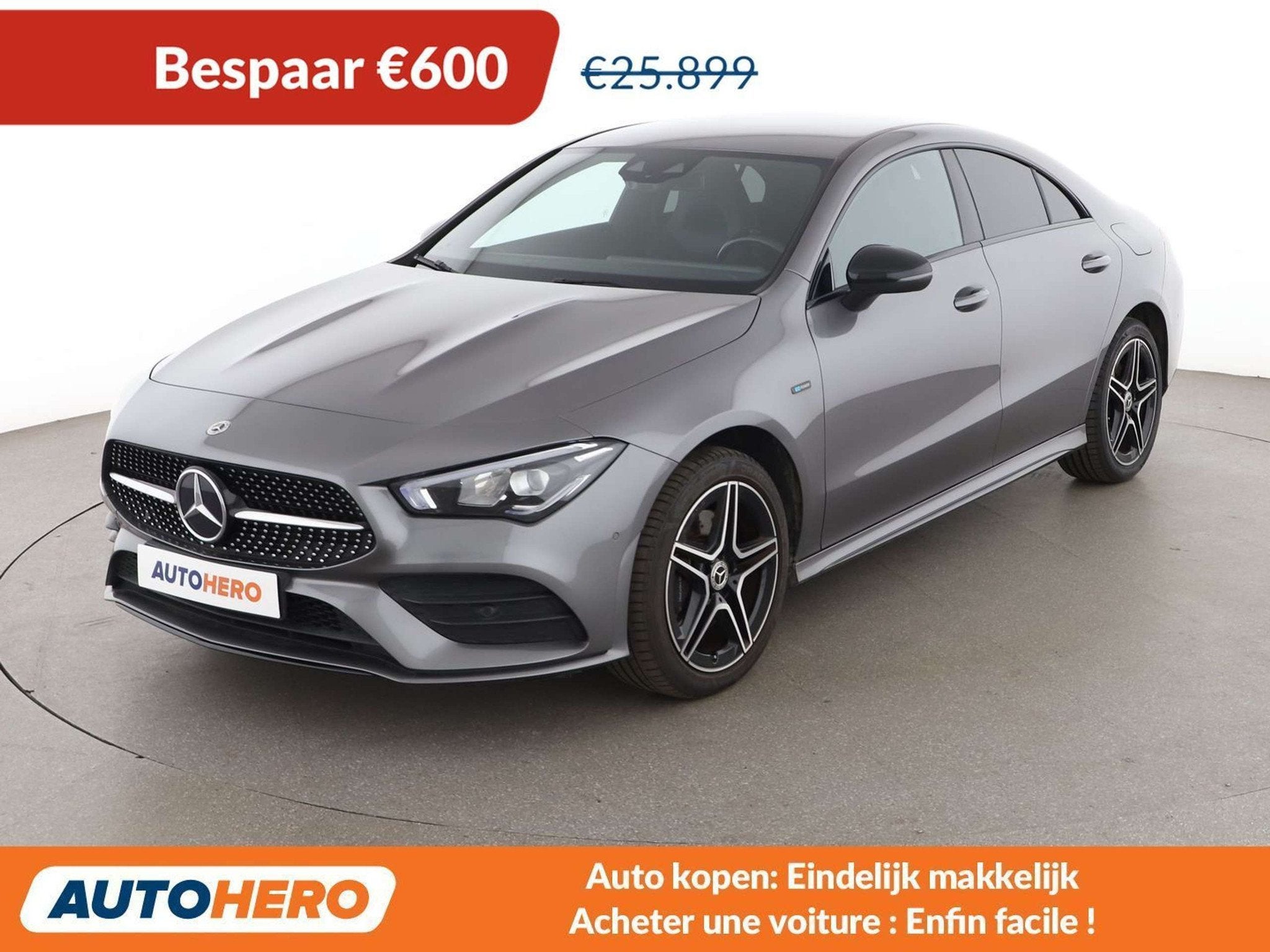 Mercedes-Benz CLA-Klasse 250 CLA 250e AMG Line (bj 2021), Auto's, Gebruikt, Alcantara, Hybride Elektrisch/Benzine, Lichtsensor
