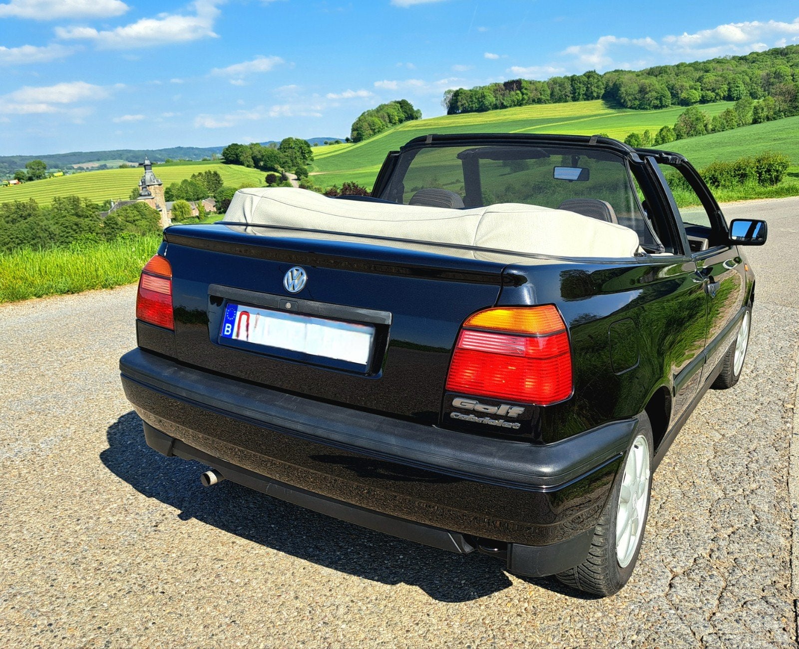 VW Golf Cabrio Oldtimer met Lederen interieur, foto 8