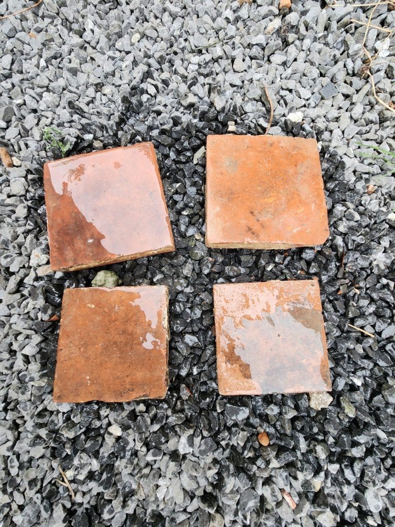 Oude terracottategels, Ophalen, Gebruikt, Overige materialen
