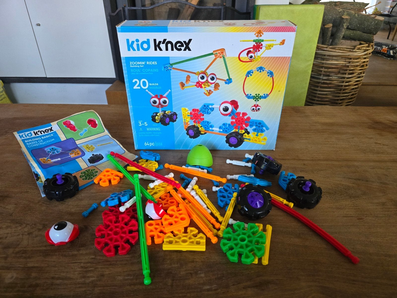 Kids K'nex, Ophalen, K'nex