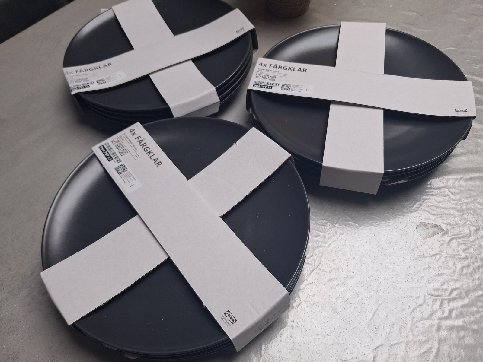 Assiettes ikea, Maison & Meubles, Cuisine | Vaisselle, Enlèvement, Comme neuf, IKEA