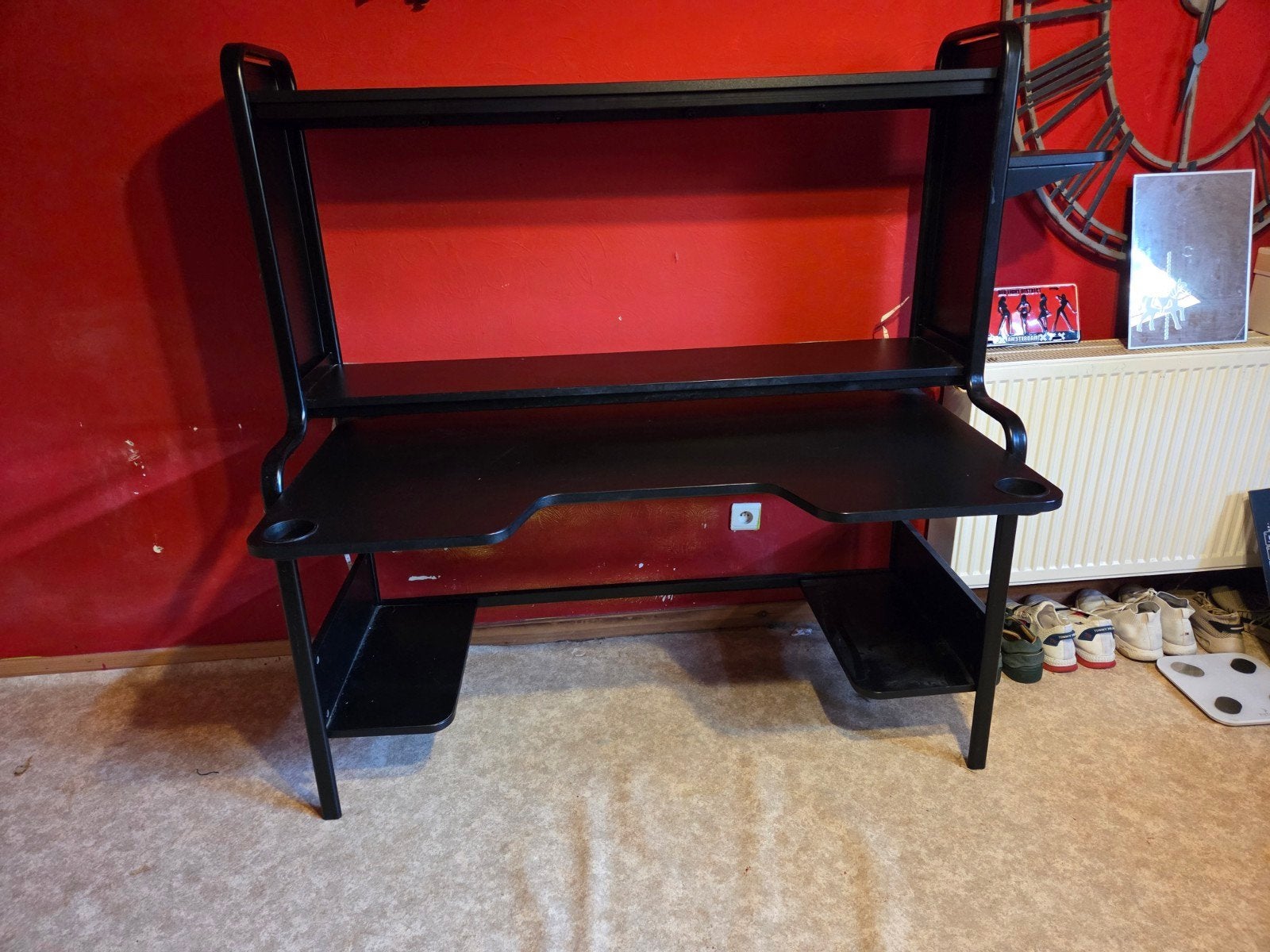IKEA FREDDE gametafel, Ophalen, Zwart, Metaal, IKEA
