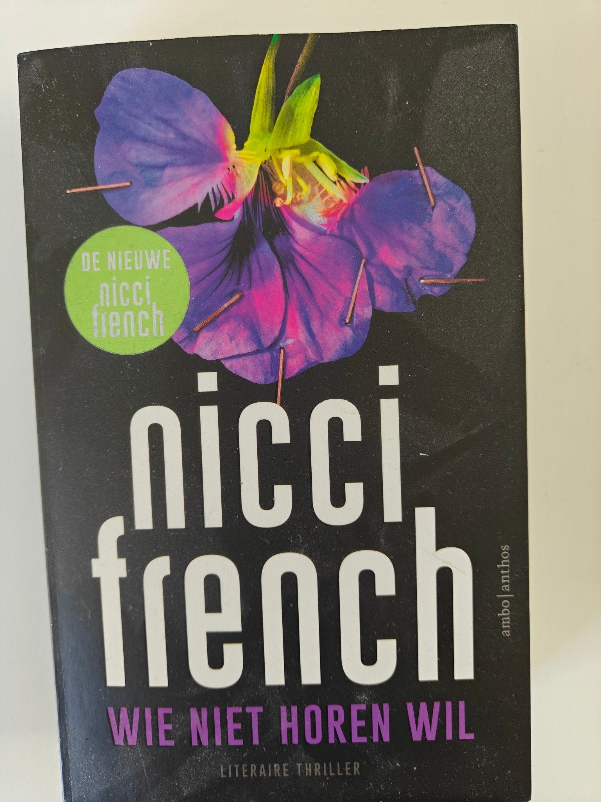 Wie niet horen wil - Nicci French, Ophalen, Zo goed als nieuw, Nicci French, België