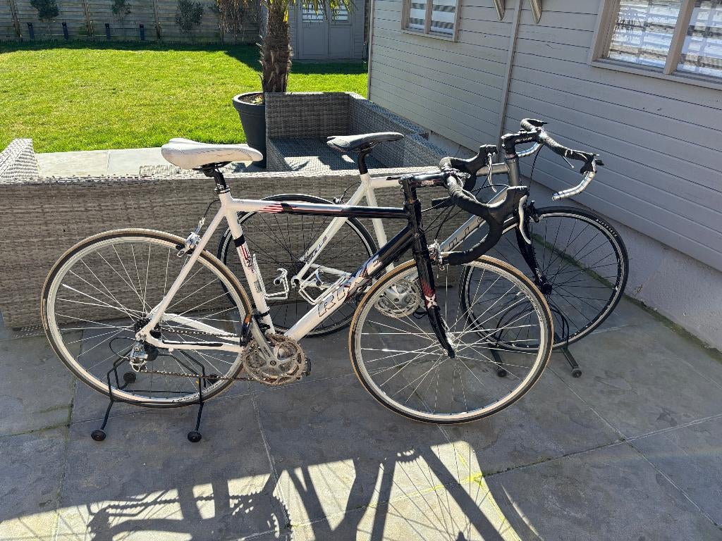2 koers fietsen Rixe M 56 + 1x koersfiets Buls vr onderdelen, Ophalen, 28 inch, Zo goed als nieuw, 15 tot 20 versnellingen
