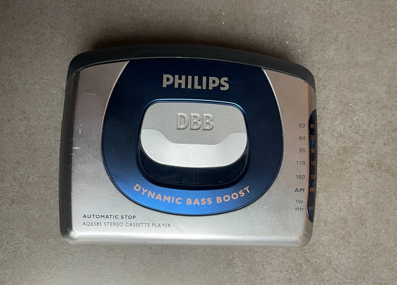 Philips AQ6585 Stereo cassette player - walkman, Ophalen, Walkman
