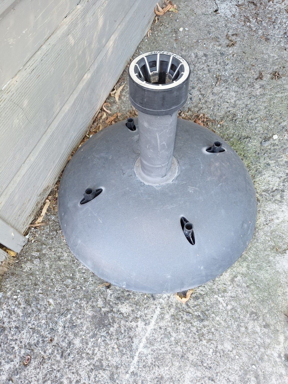 gratis zware parasolvoet, Tuin en Terras, Parasols, Ophalen, Parasolvoet