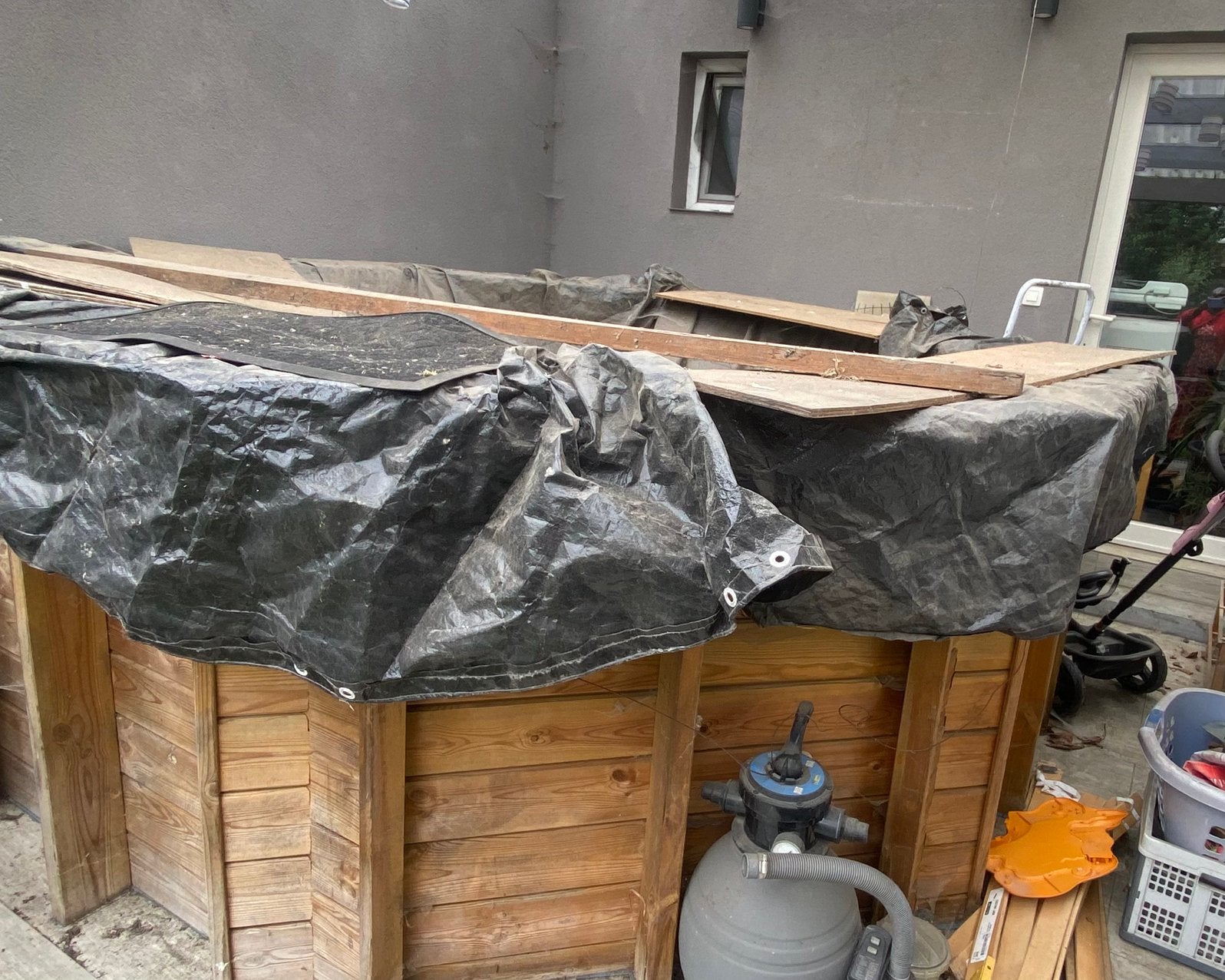 Zwembad, Tuin en Terras, Bubbelbaden en Hottubs, Ophalen, Gebruikt, Vast, Inbouw