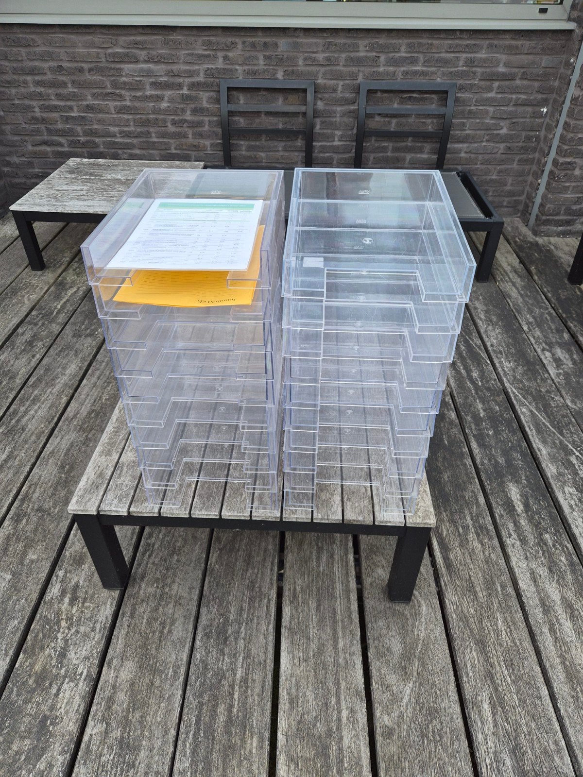 Brievenbakje Deluxe, A4- formaat, Ophalen, Gebruikt