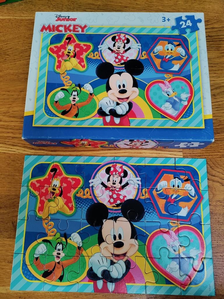 Puzzel Disney - 24 stukken (3+), Ophalen, 10 tot 50 stukjes, Gebruikt, 2 tot 4 jaar