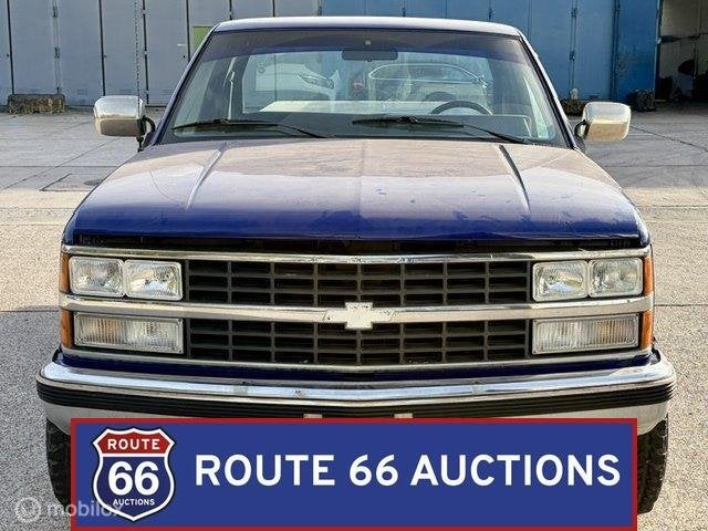 Chevrolet K1500 Silverado Z71 | 1990 | Route 66 Auctions, Auto's, Chevrolet, Zwart, Bedrijf, Handgeschakeld