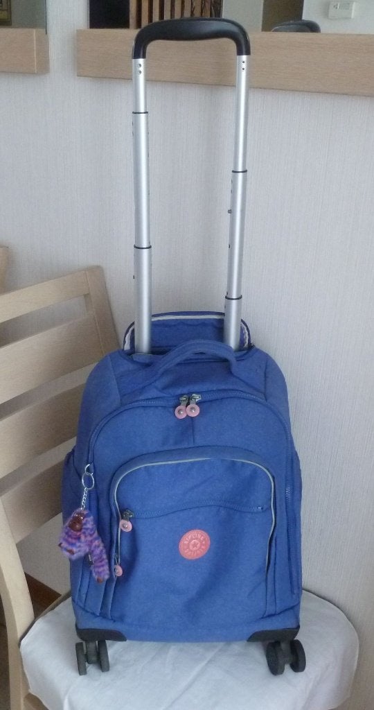 Kipling trolley "new zea" 8 roulettes 360  + singe bicolore, Bijoux, Sacs & Beauté, Sacs | Cartables, Utilisé, Porte-documents ou Cartable