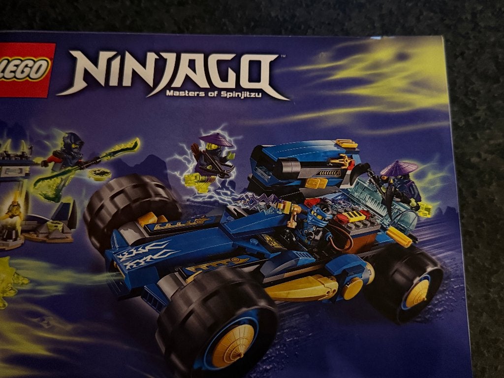 Lego Ninjago, voiture ninja bleue 2015 en bon état, Enlèvement ou Envoi, Lego, Comme neuf, Minifigurine