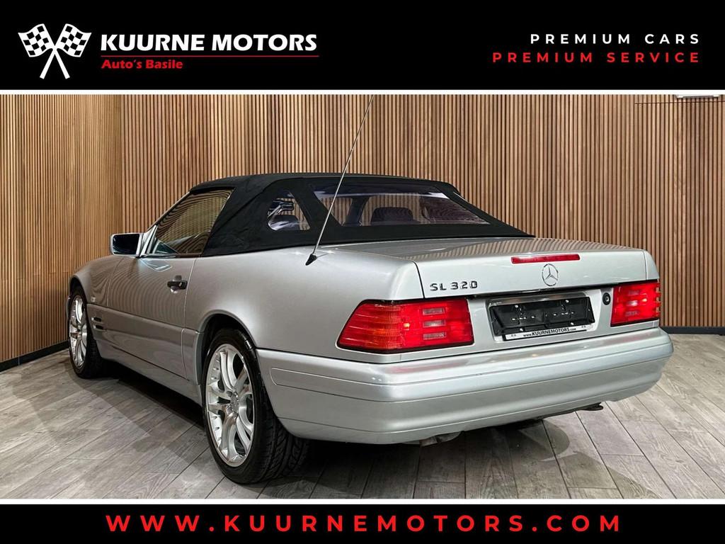 Mercedes-Benz SL-Klasse 320 Alu18"/Leder/Cruise/VerwZet *Bij, Auto's, Automaat, 4 zetels, Zwart, Cabriolet