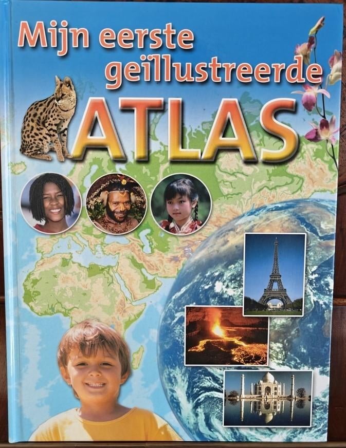 Mijn eerste geïllustreerde ATLAS, Boeken, Kinderboeken | Jeugd | 13 jaar en ouder, Zo goed als nieuw, Fictie, Ophalen of Verzenden