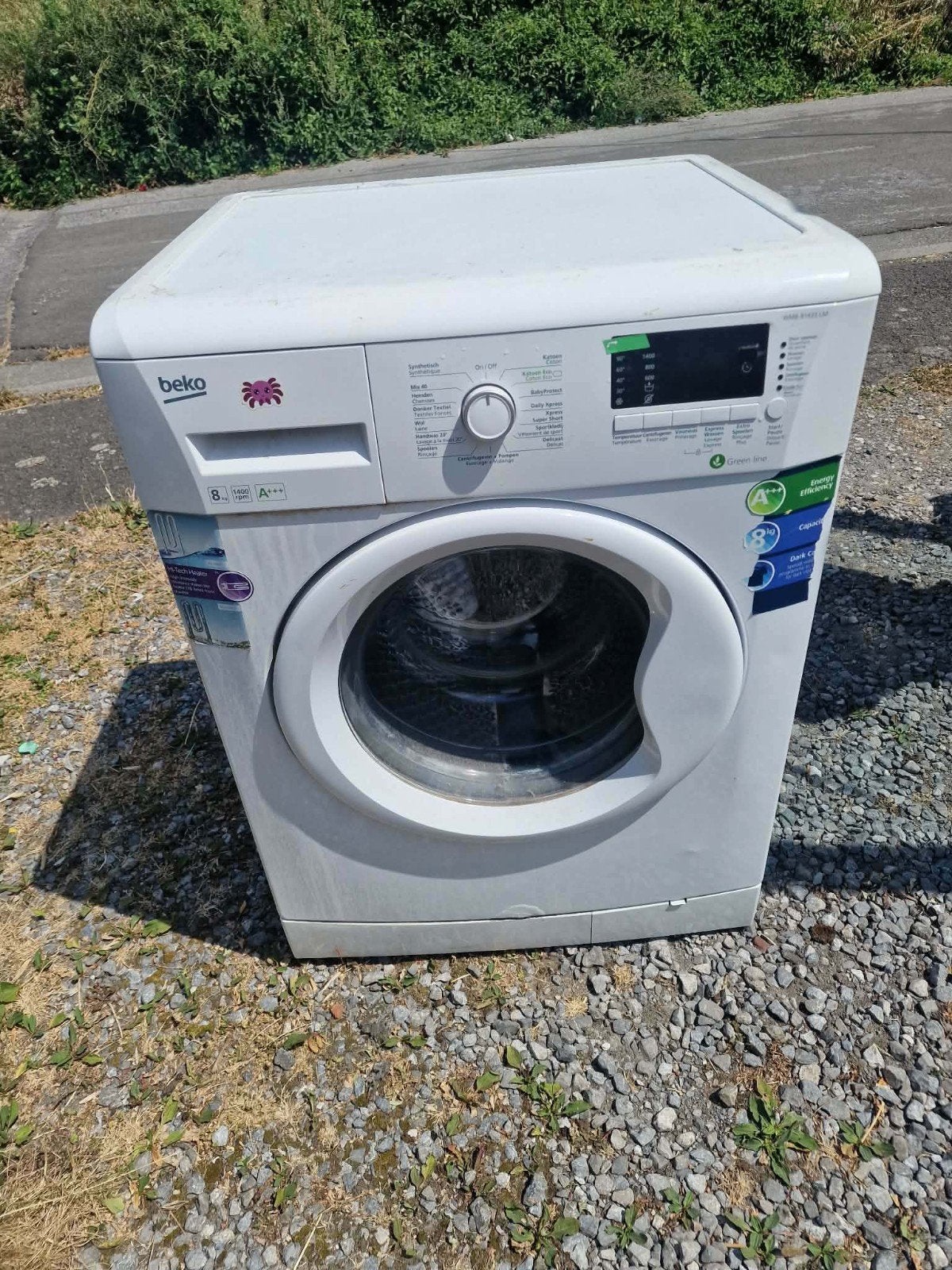 machine a laver 8kg Beko A++ fonctionne très bien., Enlèvement, Utilisé