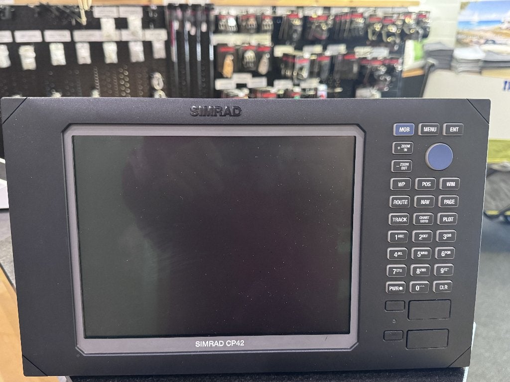 Simrad CP42 kaartplotter / GPS plotter – gebruikt, Enlèvement, Utilisé, Traceur de carte ou Détecteur de poisson