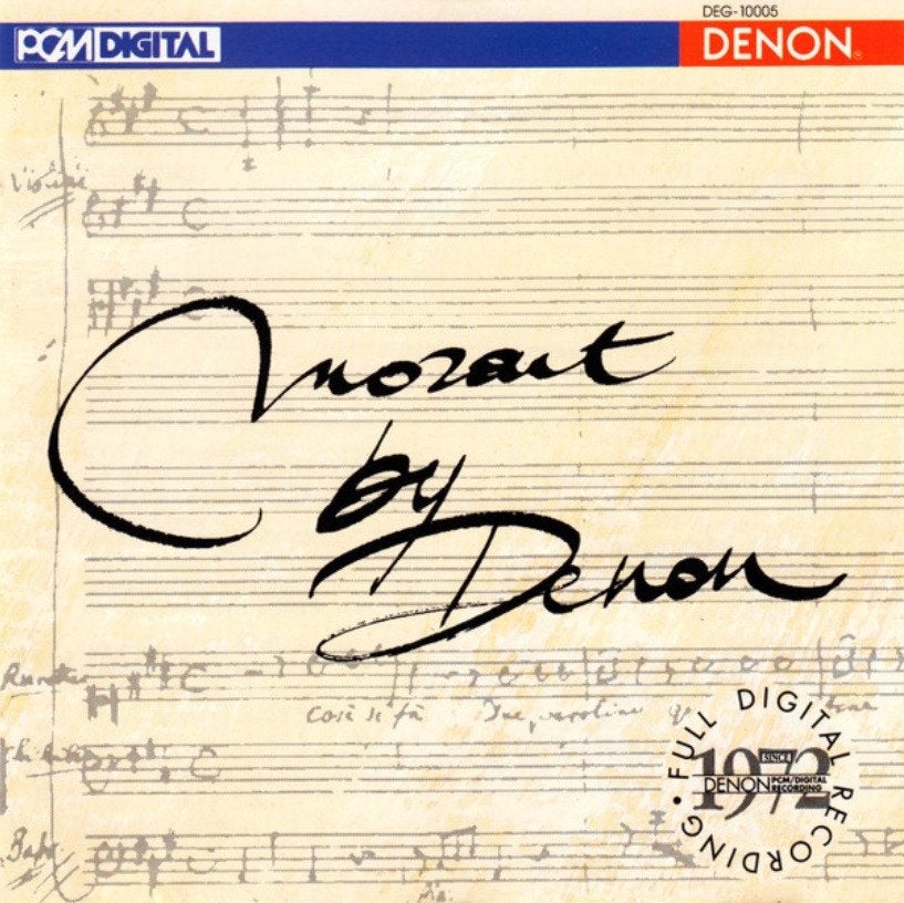 VENTE - CD VARIOUS - Mozart par Denon, Envoi