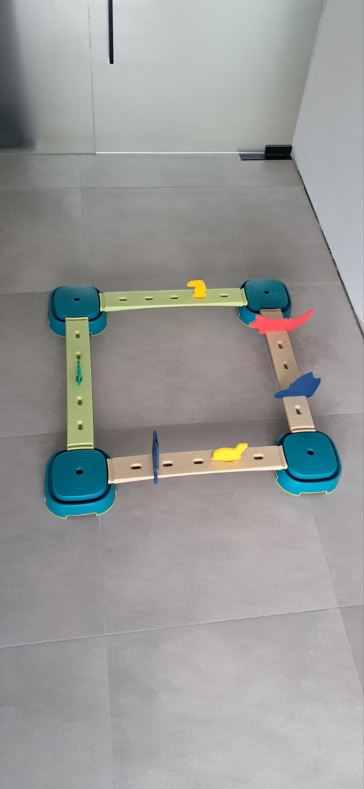 Kleutergym decathlon, Ophalen