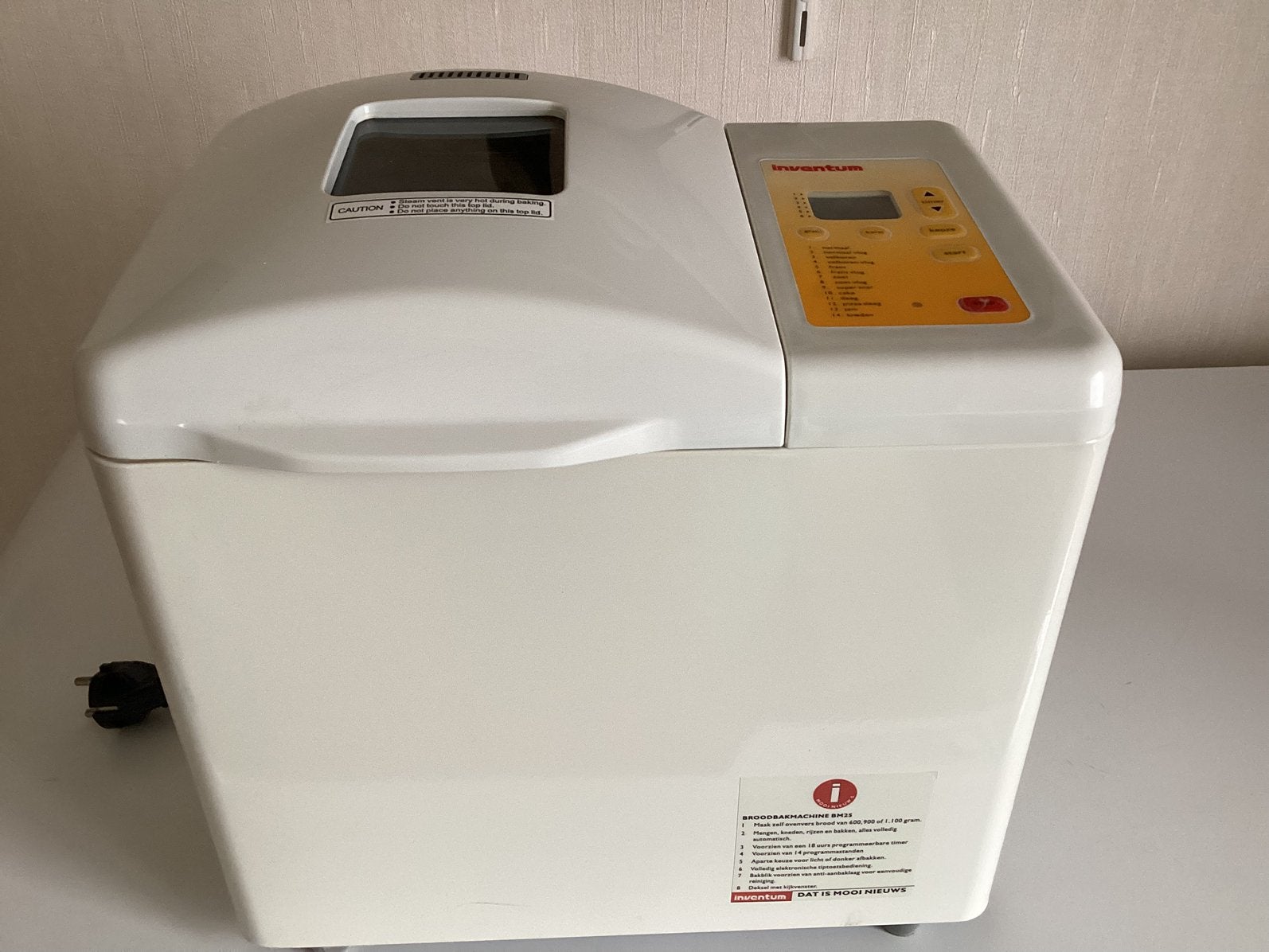 Broodbakmachine inventum, Elektronische apparatuur, Ophalen, Zo goed als nieuw