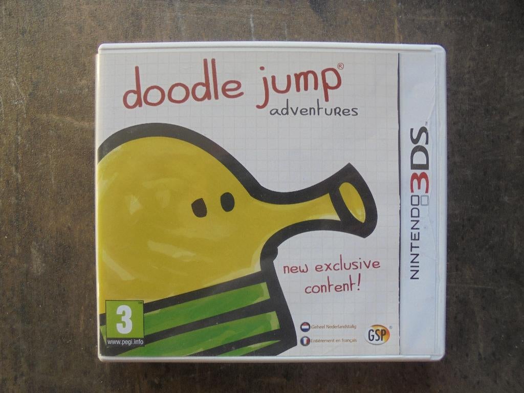 Doodle Jump Adventures voor 3DS (zie foto's), Consoles de jeu & Jeux vidéo, Jeux | Nintendo 2DS & 3DS, Enlèvement ou Envoi, 1 joueur