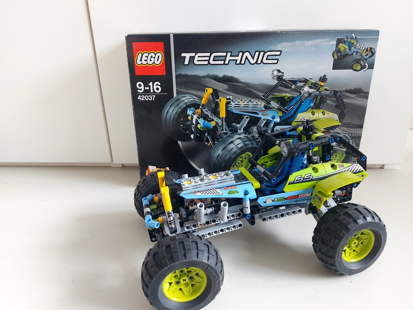 LEGO Technic 42037 Formula Off-Roader – 2-in-1 set (2015), Ophalen, Compleet, Lego, Zo goed als nieuw