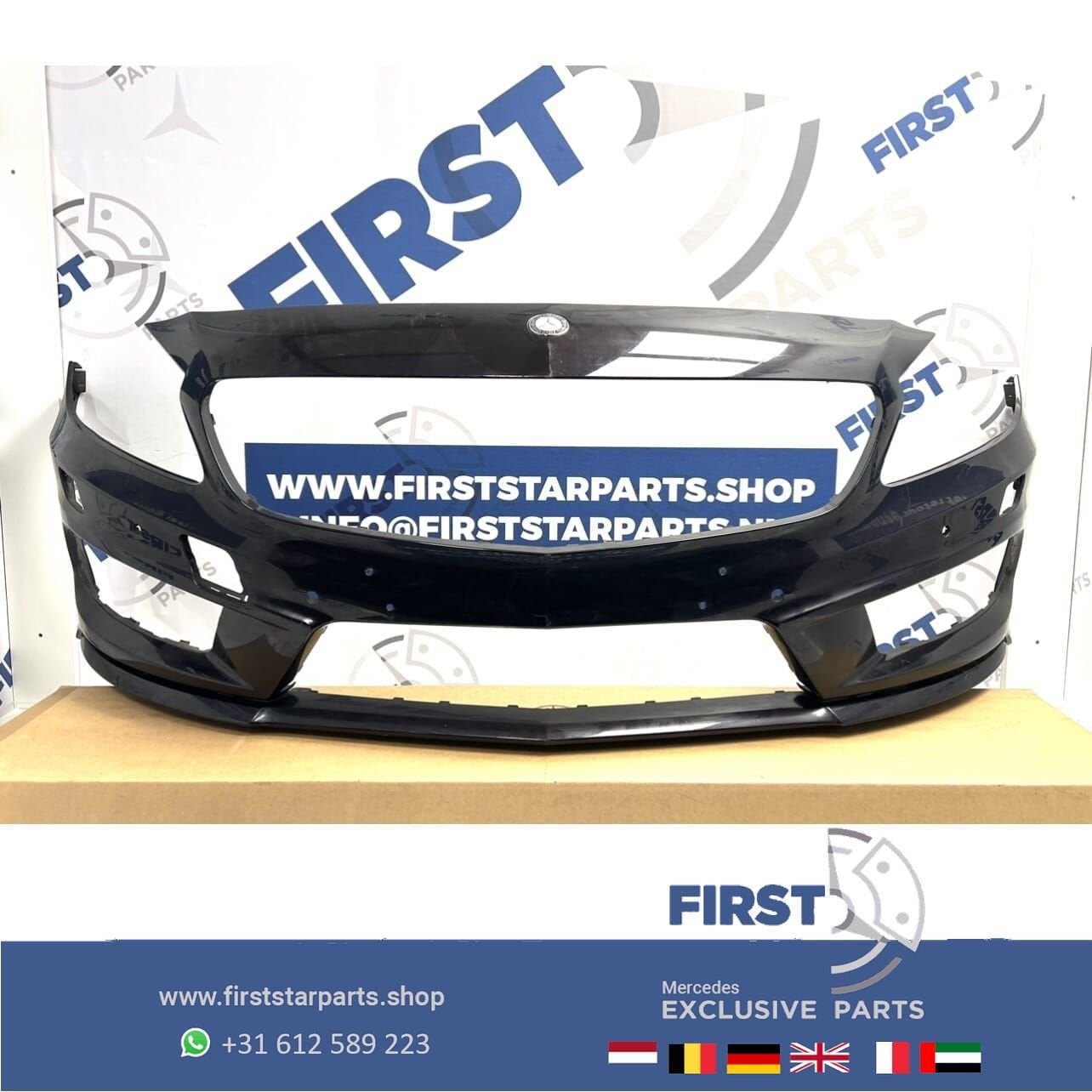 W176 BUMPER A45 AMG VOORBUMPER ORIGINEEL Mercedes A Klasse 2, Gebruikt, -, Voor, Ophalen of Verzenden