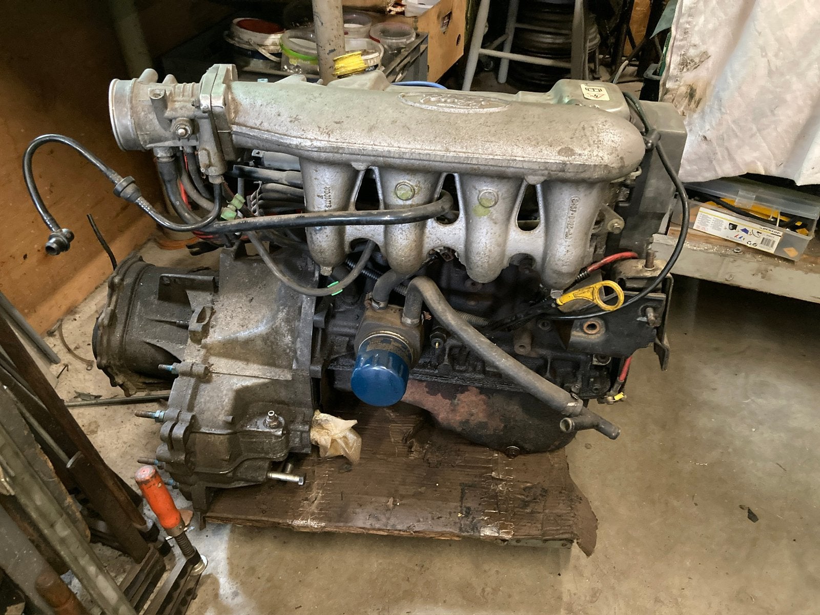 Motorblok Ford Escort XR3i 105pk 1989, Ophalen, Ford