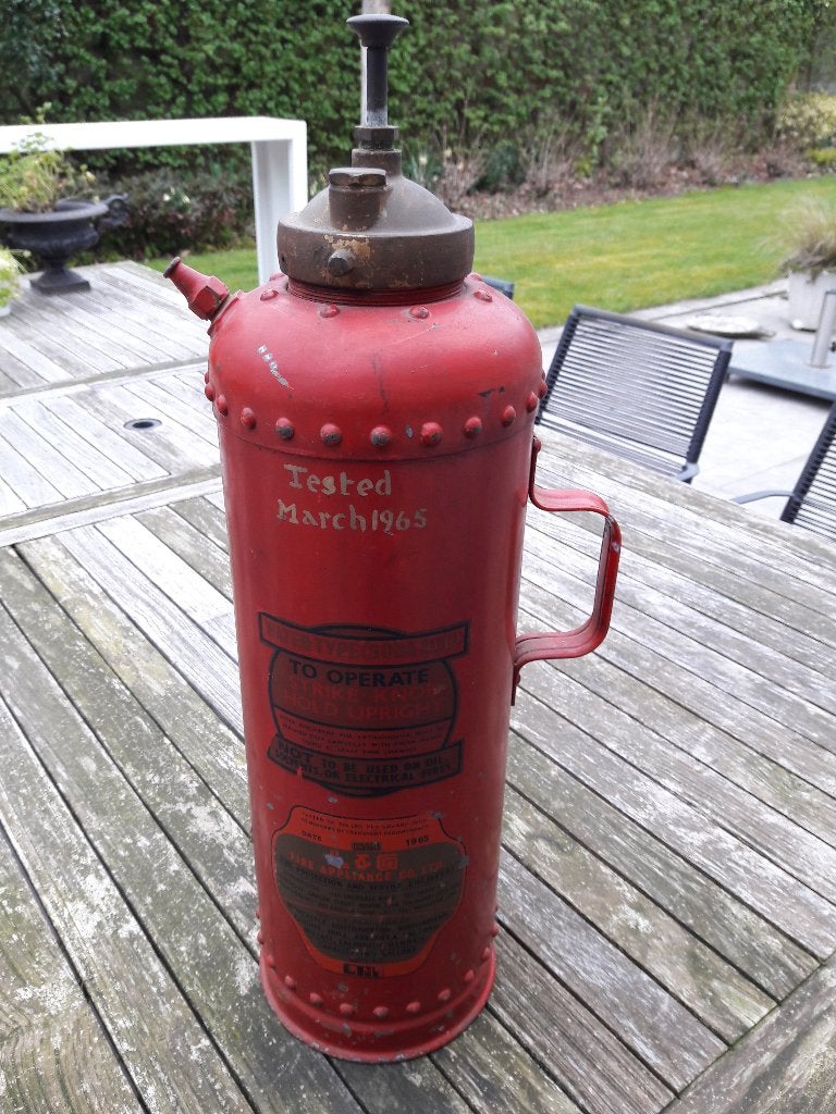 oude brandblusser, Antiek en Kunst, Ophalen