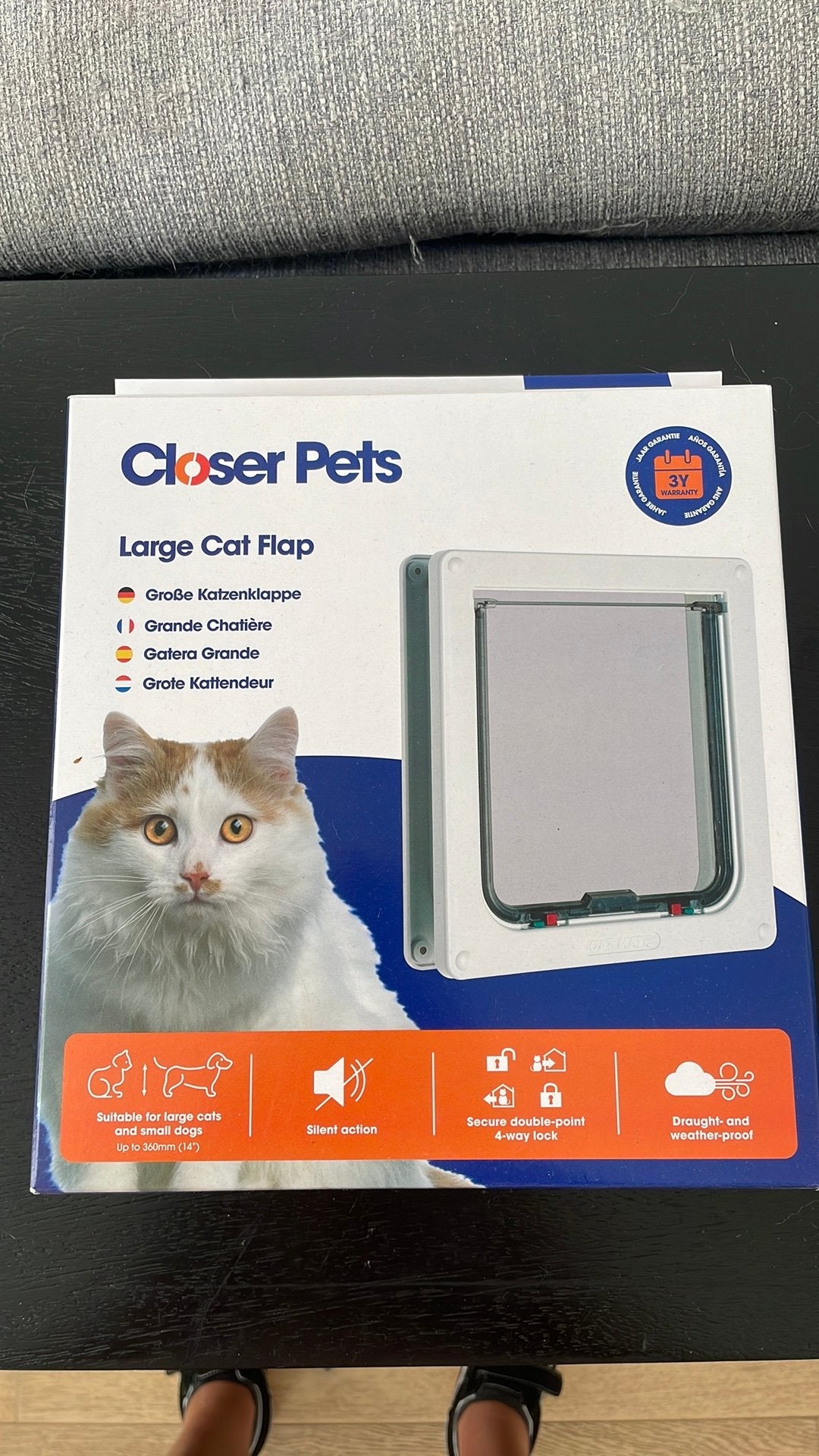 Kattenluik voor grote kat (252mmX235mm), Dieren en Toebehoren, Ophalen, Nieuw