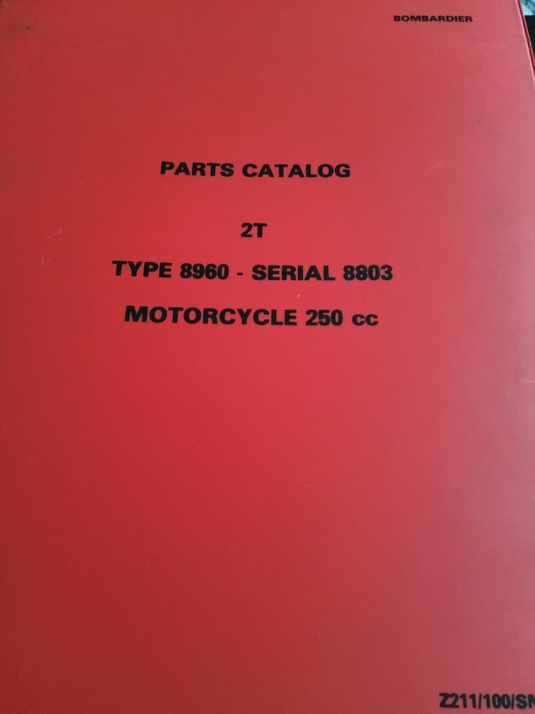 Bombardier motorcycle 250 cc, Ophalen of Verzenden