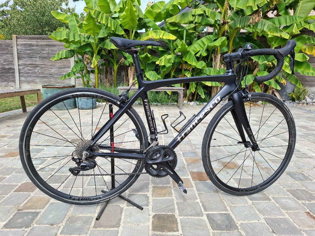 Racefiets mat carbon, Fietsen en Brommers, 28 inch, Zo goed als nieuw, Schijfrem, Ophalen