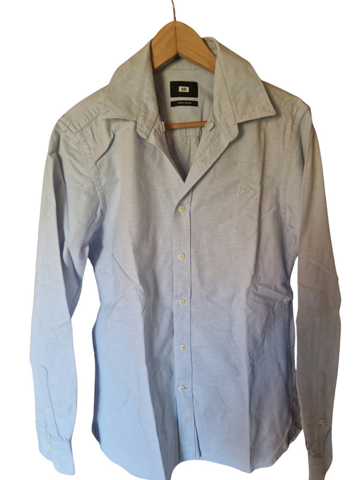 hemd, Kleding | Heren, Ophalen of Verzenden, Zo goed als nieuw, Blauw, WE