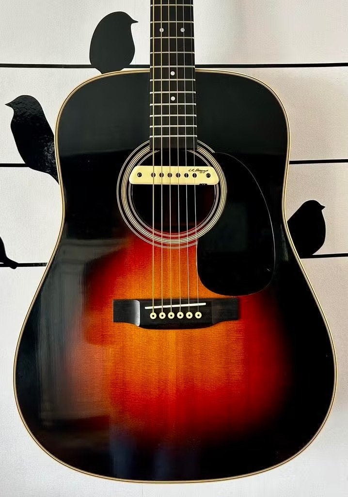 Martin D-28 Custom Ambertone 2003, Musique & Instruments, Enlèvement ou Envoi, Comme neuf